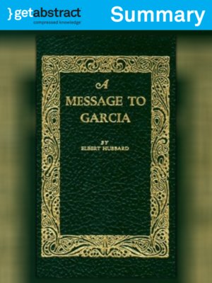 cover image of Message to Garcia (Summary)